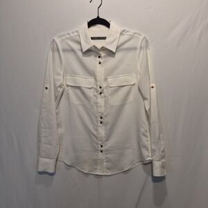 Ivanka Trump Womens Blouse Sm Corporate Chic Academia Quiet Luxury Sophisticated